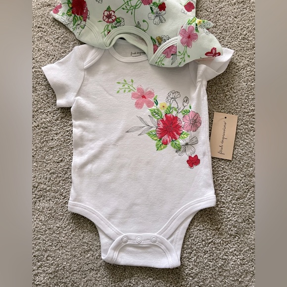 First Impressions One Pieces Nwt First Impressions Baby Girl 3